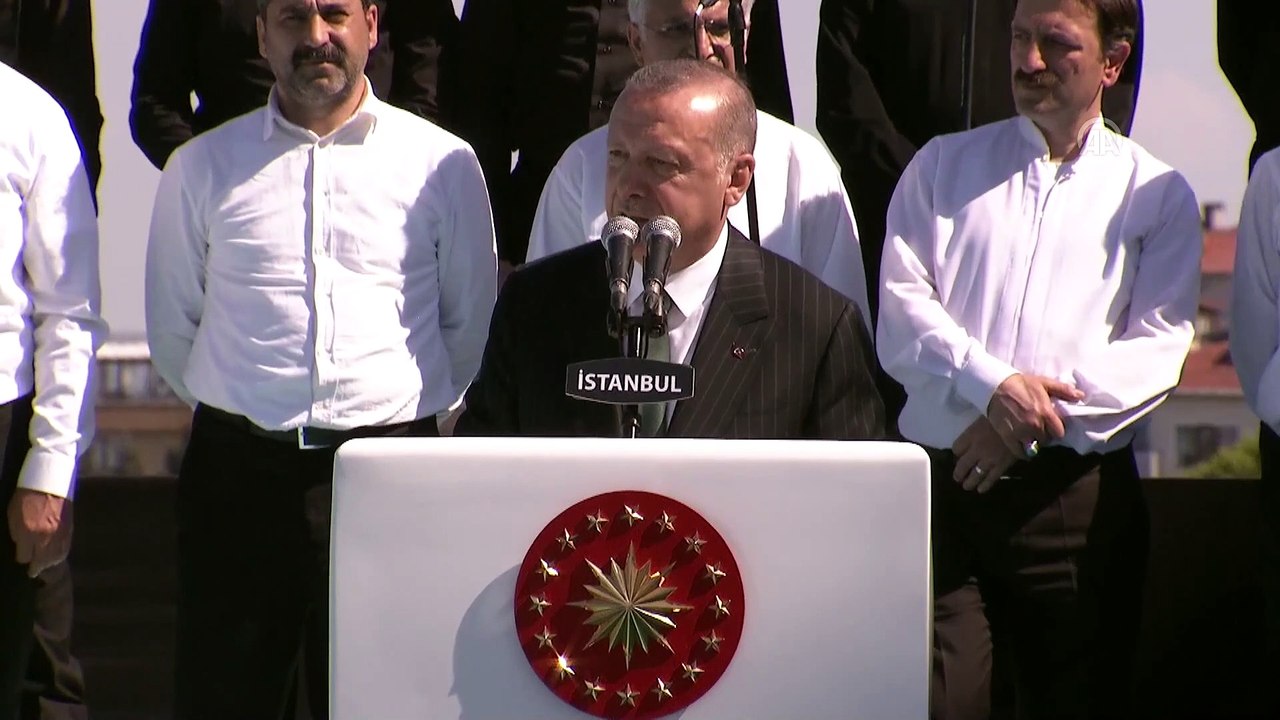 Büyük Çamlıca Camisi açılıyor - Cumhurbaşkanı Erdoğan (4) - İSTANBUL