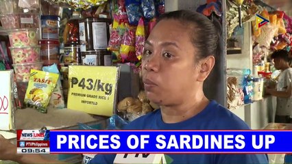 Prices of sardines up