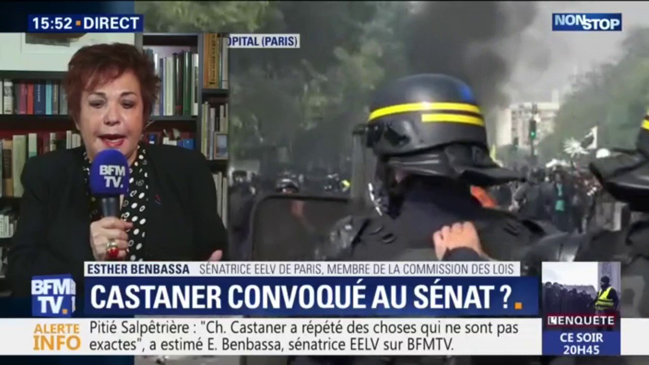 Esther Benbassa (EELV) sur les violences policières: "ce sont des mensonges d'État"