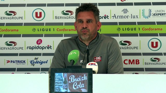 Le point presse de Jocelyn Gourvennec avant Guingamp - Caen