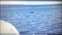 Düzensiz göçmenleri taşıyan tekne battı: 9 ölü (4) - BALIKESİR