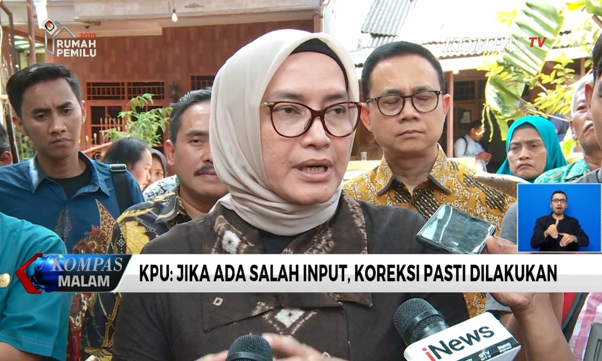KPU: Jika Ada Salah Input Data, Koreksi Pasti Dilakukan