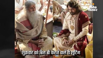 सई रा नरसिम्हा रेड्डी के सेट पर आग