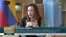 Pdta. de la Asamblea General de la ONU aboga por diálogo en Venezuela