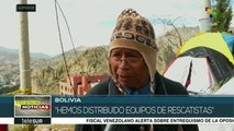Bolivia: gob. asiste a familias afectadas por deslizamientos de tierra