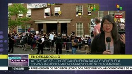 Embajada de Venezuela en Washington sigue siendo punto de tensión