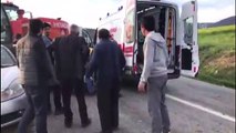 Reşadiye'de cenazeye gidenleri taşıyan otobüs devrildi - olay yeri (3) - TOKAT