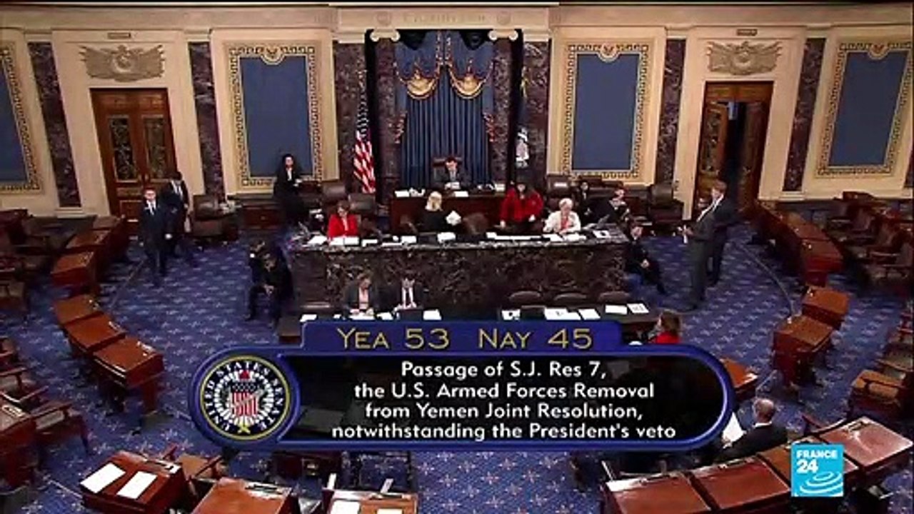 Senate fails to override Trump's veto of stopping US support of Saudi-led coalition in Yemen