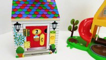 Genevieve Plays with Peppa Pig Weebles and a fun toy Dollhouse!