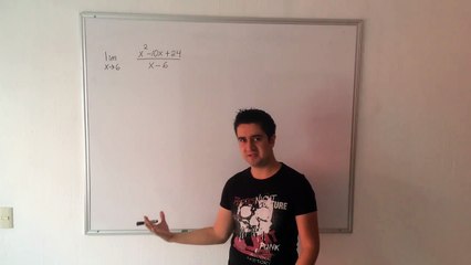 Límite por factorización Ejemplo 03