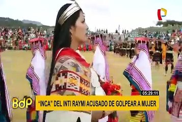 Inti Raymi: actor que da vida al Inca es acusado de agredir a mujer