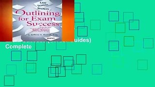 Full version  Law School Secrets: Outlining for Exam Success (Career Guides) Complete