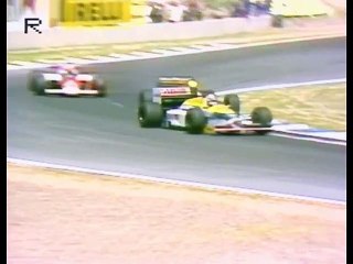 1986 Jerez Senna v Mansell