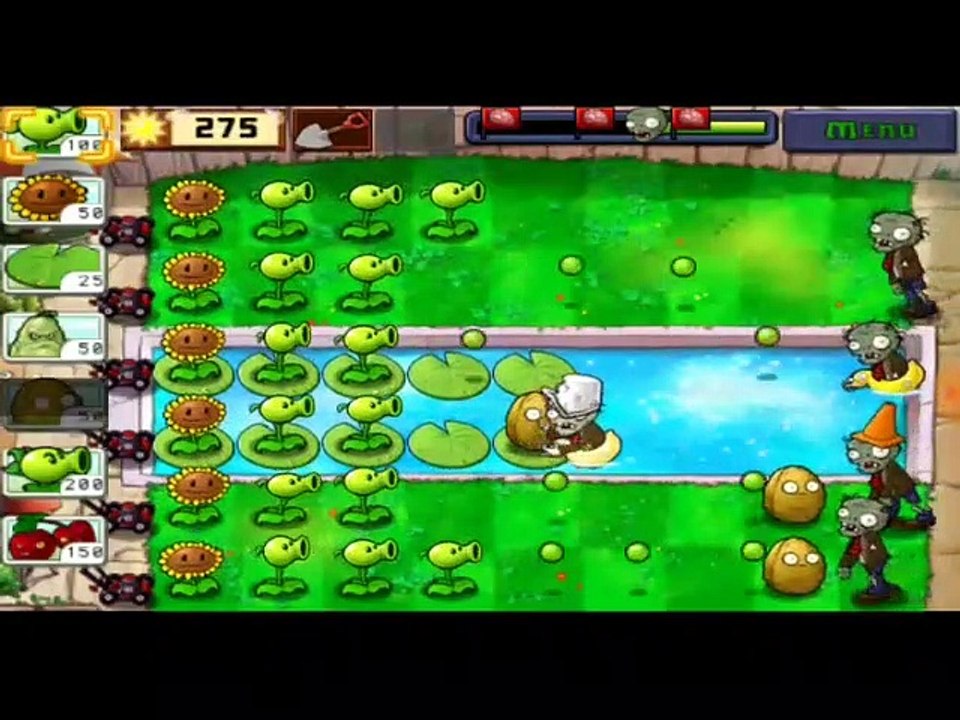 Plants vs Zombies Level  3-4