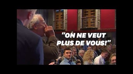 "Démissionnez!" Theresa May huée devant son propre parti