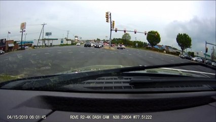 Trailer Gate Comes Flying at Car After Collision