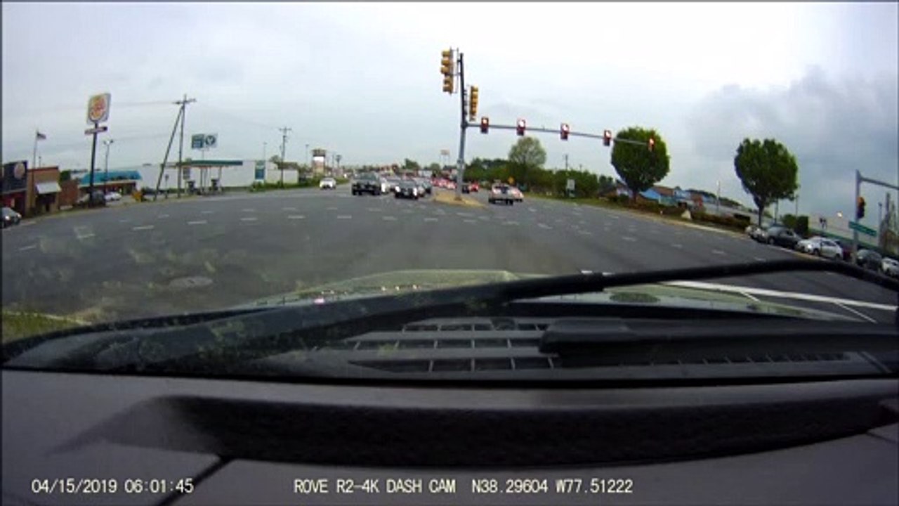 Trailer Gate Comes Flying at Car After Collision