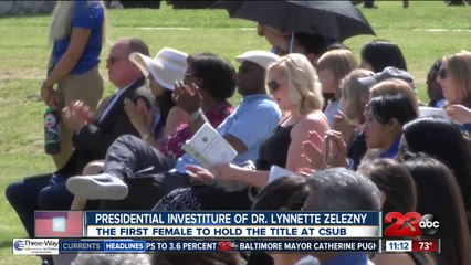 CSUB investiture for Dr. Zelezny