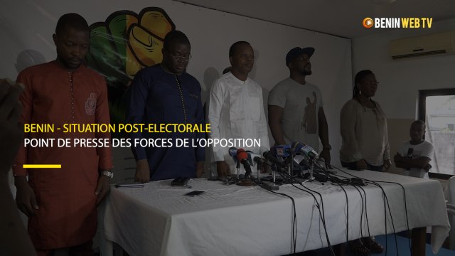 Bénin-Situation post électorale : point de presse des forces de l’opposition