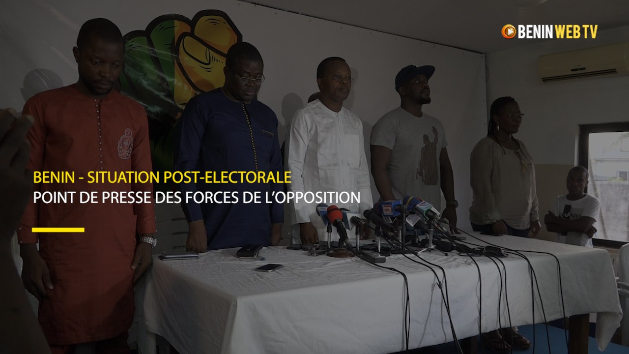 Bénin-Situation post électorale : point de presse des forces de l’opposition