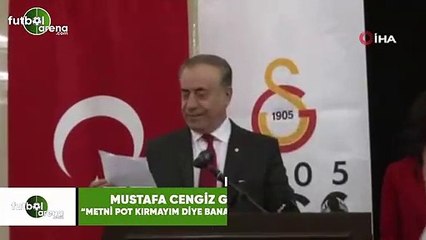Mustafa Cengiz güldürdü! "Metni pot kırmayım diye bana mı hazırladınız?"