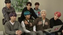 [VOSTFR] BTS regardent les ARMYs réagir au nouveau MV ''Boy With Luv''