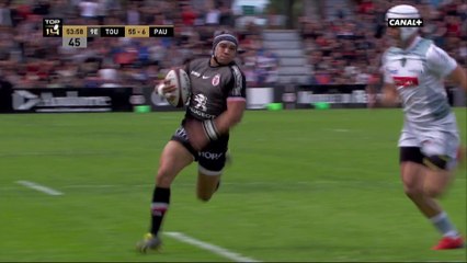 Toulouse / Pau : Le 2ème essai de Kolbe face à Pau