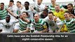 Celtic win eighth Scottish Premiership title in a row