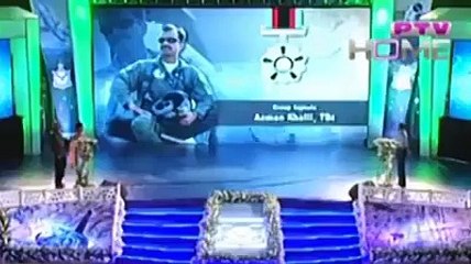 Group Captain Azman Khaleel  Receiving Tamgha-I-Basalat for saving PAF f-16