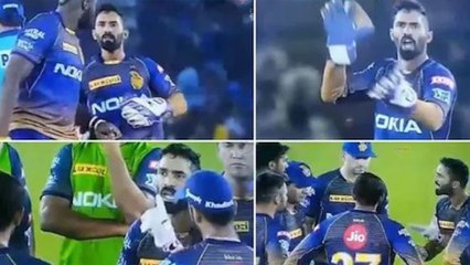 திட்டு விட்ட தினேஷ் கார்த்திக்! முகத்தை காட்டிய நரைன், உத்தப்பா