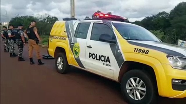 Troca de tiros é registrada durante perseguição a assaltantes