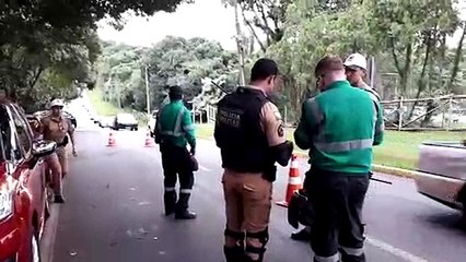 Operação Bloqueio é realizada na Rua Bom Jesus, na Área Militar