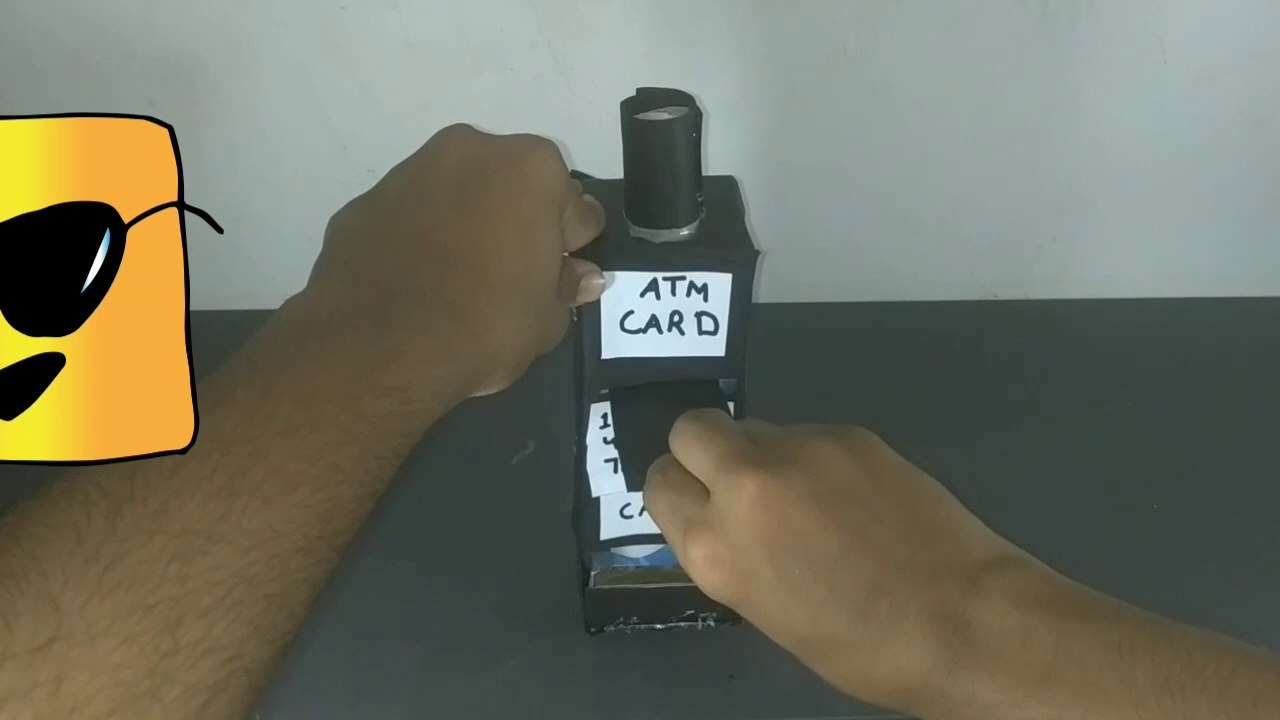 How to make ATM Machine Cardboard | Projects for Kids at home