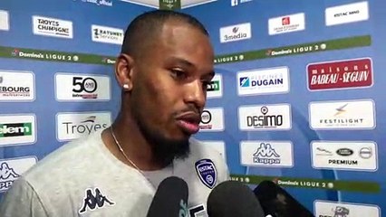 ESTAC 2-1 Nancy⎥Réaction de Kévin Fortuné