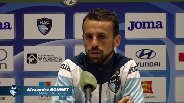 Après HAC - GFC Ajaccio (2-2), réaction d'Alexandre Bonnet