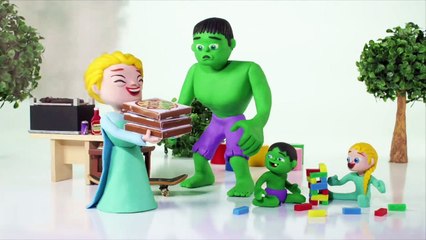 KIDS HAVING FUN AT THE BEACH  PLAY DOH CARTOONS FOR KIDS