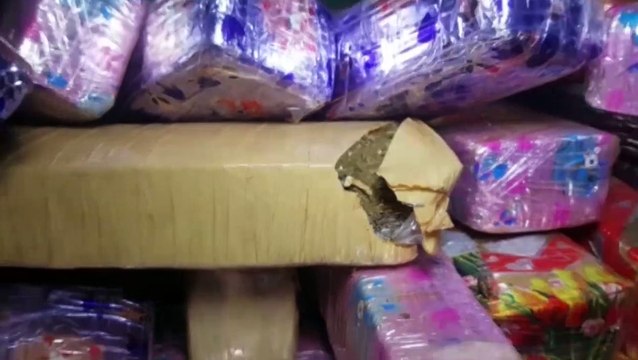 PRF apreende grande quantidade de maconha na BR-277