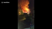 Huge fire in Bristol factory causes homes to be evacuated