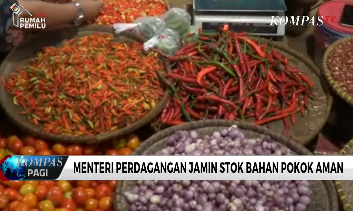 Menteri Perdagangan Jamin Stok Bahan Pokok Aman