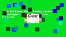 About For Books  The 3D Printing Handbook: Technologies, design and applications  For Kindle