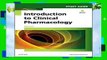 Study Guide for Introduction to Clinical Pharmacology, 8e  Review