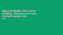 About For Books  Gen Combo Auditing   Assurance Services; Connect Access Card  For Kindle