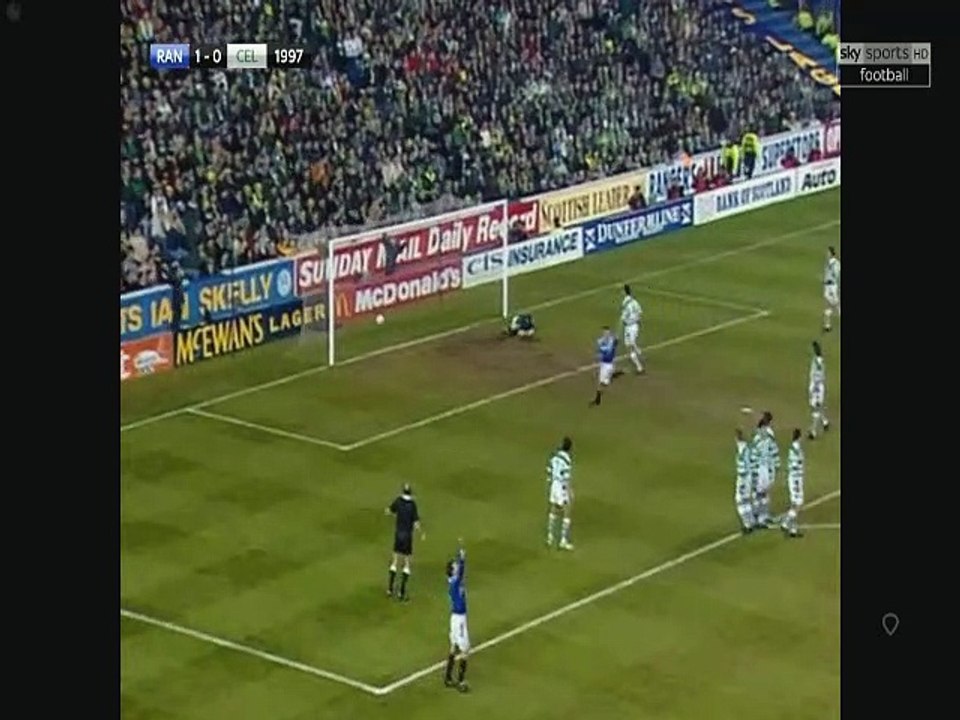 Rangers-Celtic Scottish League January2-1997 Sky Sport Football