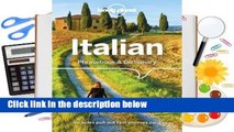 R.E.A.D Lonely Planet Italian Phrasebook  Dictionary D.O.W.N.L.O.A.D
