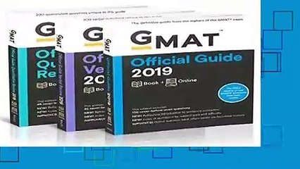 GMAT Official Guide 2019 Bundle: Books + Online (Gmat Official Guides)  For Kindle