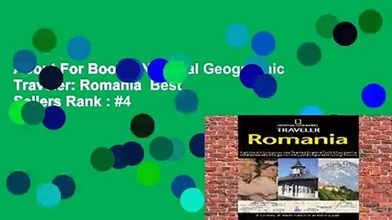 About For Books  National Geographic Traveler: Romania  Best Sellers Rank : #4