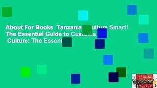 About For Books  Tanzania - Culture Smart! The Essential Guide to Customs   Culture: The Essential