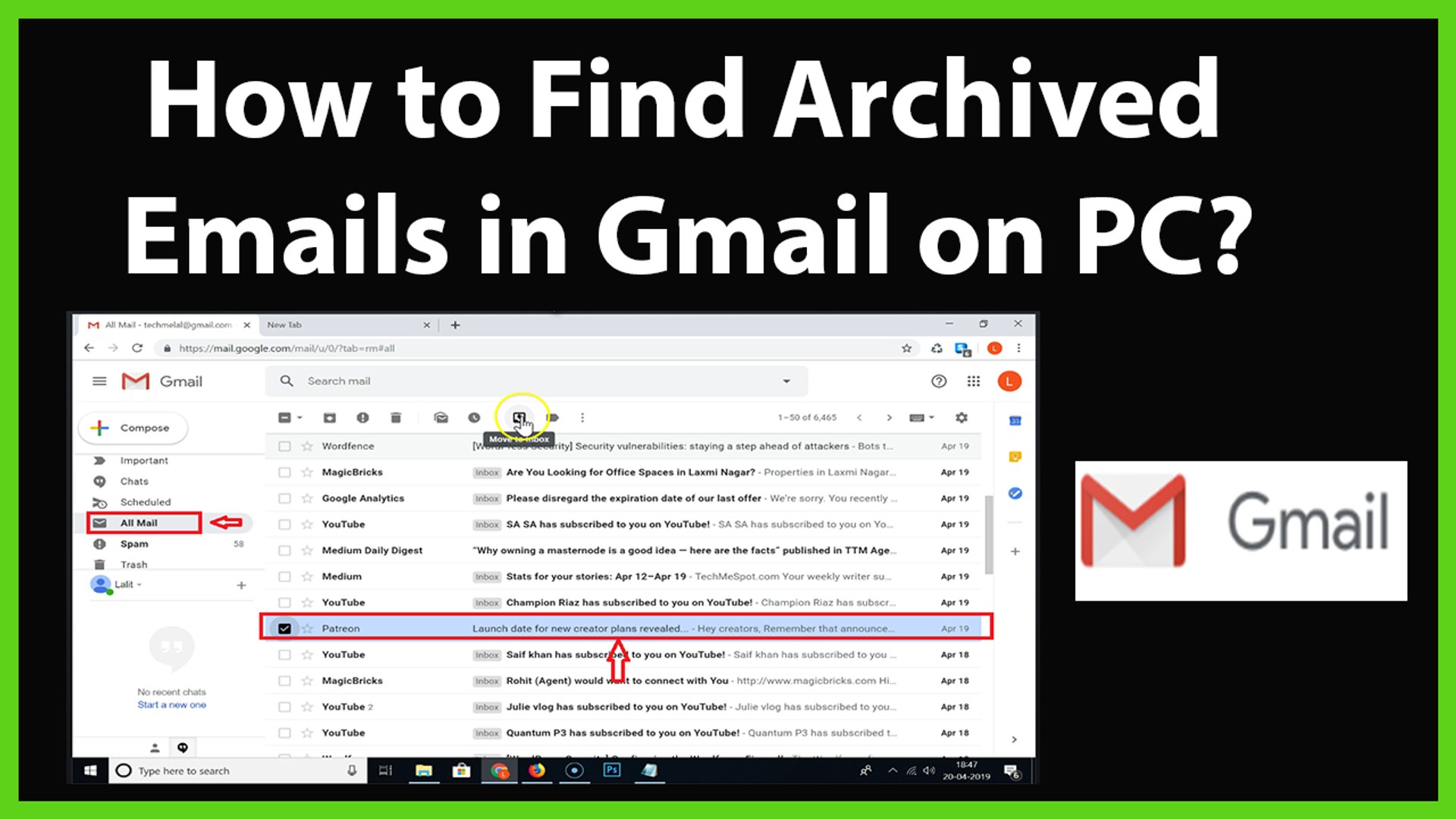 Gmail disk