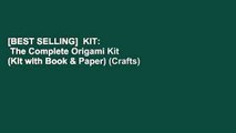 [BEST SELLING]  KIT:   The Complete Origami Kit (Kit with Book & Paper) (Crafts) by NOT A BOOK