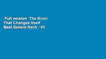 Full version  The Brain That Changes Itself  Best Sellers Rank : #5